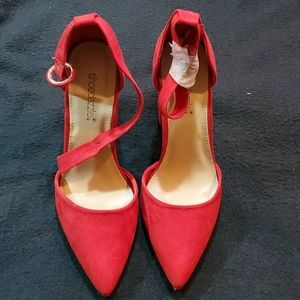 Shoe Dazzle Red Heels